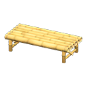 Animal Crossing Items Bamboo Bench Dried bamboo