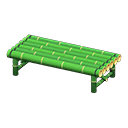 Animal Crossing Items Bamboo Bench Green bamboo