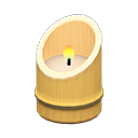 Animal Crossing Items Bamboo Candleholder Dried bamboo