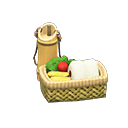 Animal Crossing Items Bamboo Lunch Box Dried bamboo
