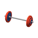 Animal Crossing Items Barbell Red