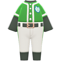 Animal Crossing Items Baseball Uniform Green