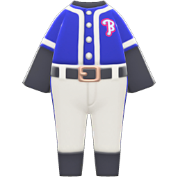 Animal Crossing Items Baseball Uniform Navy blue