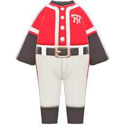 Animal Crossing Items Baseball Uniform Red