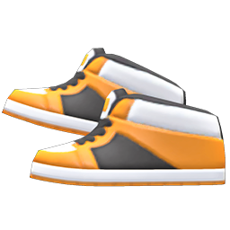 Animal Crossing Items Basketball Shoes Orange