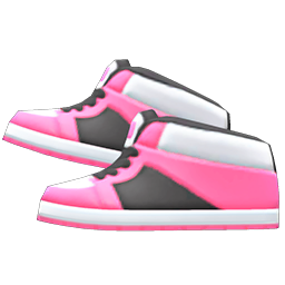 Animal Crossing Items Basketball Shoes Pink