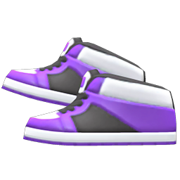 Animal Crossing Items Basketball Shoes Purple