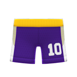 Animal Crossing Items Basketball Shorts Purple