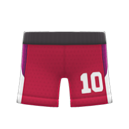 Animal Crossing Items Basketball Shorts Red