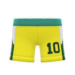 Animal Crossing Items Basketball Shorts Yellow