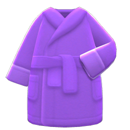 Animal Crossing Items Bathrobe Purple