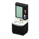 Animal Crossing Items Bathroom Sink Black
