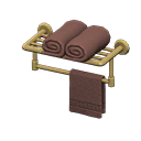 Animal Crossing Items Bathroom Towel Rack Gold
