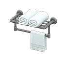 Animal Crossing Items Bathroom Towel Rack Silver