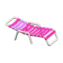 Animal Crossing Items Beach Chair Pink