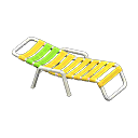 Animal Crossing Items Beach Chair Yellow