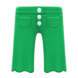 Animal Crossing Items Bell-bottoms Green