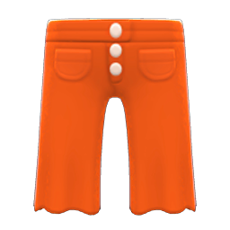 Animal Crossing Items Bell-bottoms Orange