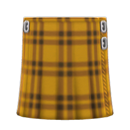Animal Crossing Items Belted Wraparound Skirt Yellow