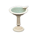 Animal Crossing Items Birdbath White