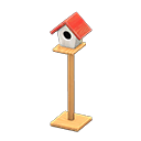 Animal Crossing Items Birdhouse Red & white