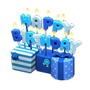 Birthday Candles Blue
