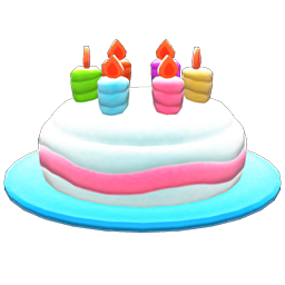 Animal Crossing Items Birthday Hat Blue