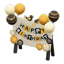 Animal Crossing Items Birthday Sign Gorgeous