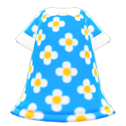 Animal Crossing Items Blossom Dress Blue