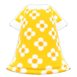 Animal Crossing Items Blossom Dress Yellow