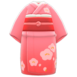 Animal Crossing Items Blossoming Kimono Pink