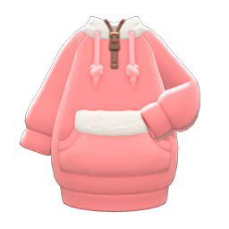 Animal Crossing Items Boa Parka Pink