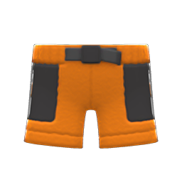 Animal Crossing Items Boa Shorts Orange