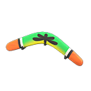 Animal Crossing Items Boomerang Green & orange