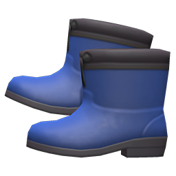 Animal Crossing Items Boots Blue