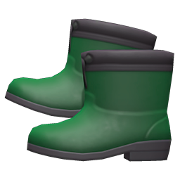 Animal Crossing Items Boots Green