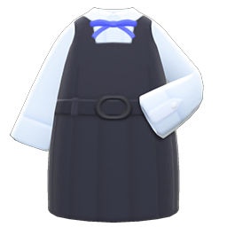 Animal Crossing Items Box-skirt Uniform Black