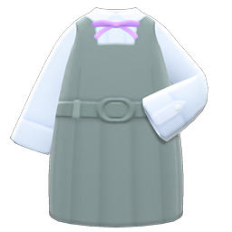 Animal Crossing Items Box-skirt Uniform Gray