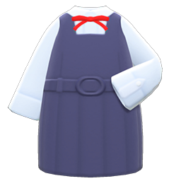 Animal Crossing Items Box-skirt Uniform Navy blue