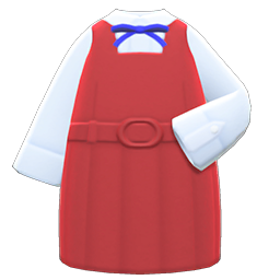 Animal Crossing Items Box-skirt Uniform Red