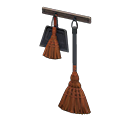 Animal Crossing Items Broom And Dustpan Dark brown