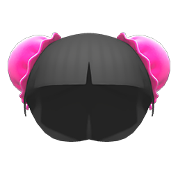 Animal Crossing Items Bun Wig Pink