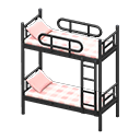 Animal Crossing Items Bunk Bed Black / Checkered