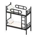 Animal Crossing Items Bunk Bed Black / White