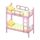 Animal Crossing Items Bunk Bed Pink / Colorful lines