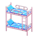 Animal Crossing Items Bunk Bed Pink / Space