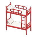 Animal Crossing Items Bunk Bed Red / White