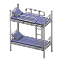Animal Crossing Items Bunk Bed Silver / Striped