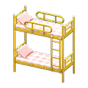 Animal Crossing Items Bunk Bed Yellow / Checkered