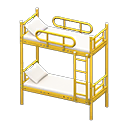 Animal Crossing Items Bunk Bed Yellow / White